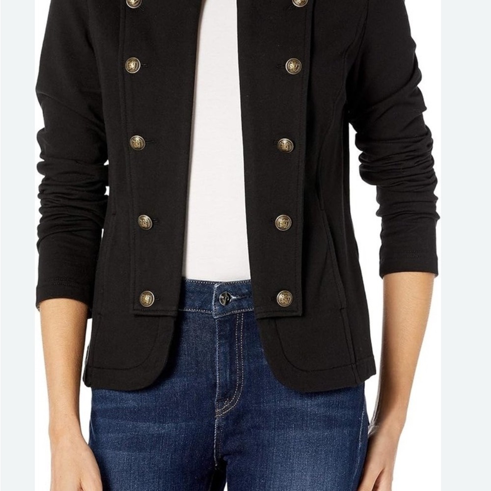 Tommy Hilfiger Black Double-Breasted Blazer